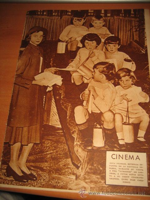 Collection Magazines and Newspapers: NOVA PILBEAM ESTRELLA INFANTIL INGLESA  HOJA  DE REVISTA 1935