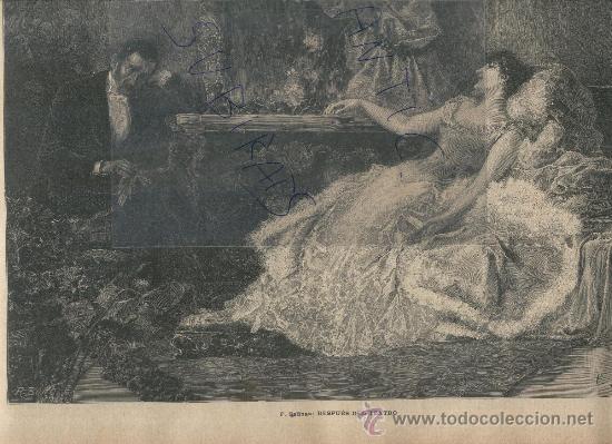 Sammeln von Zeitschriften und Zeitungen: REVISTA.A&Ntilde;O 1893.PINTOR.GALLEGOS.NI&Ntilde;O DEL CORO.P. SALINAS.DESPUES DEL TEATRO.A.MESEGUER.LA LOCA.