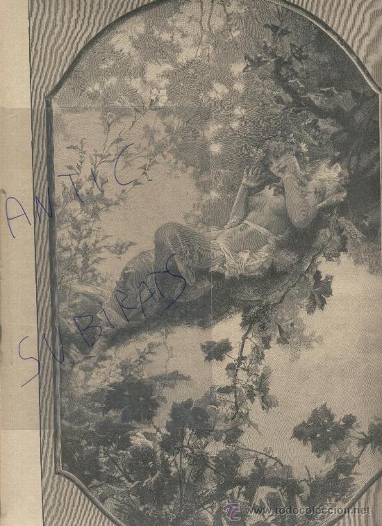 Collection Magazines and Newspapers: REVISTA.A&Ntilde;O 1893.F.PRADILLA. NINFA. NUBE DE CEFIROS.JORGE CAIN.LA CUYNA DE CAN PUIG NOU.JOSE TRIADO.