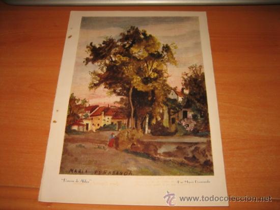 Collection Magazines and Newspapers: RINCON DE ALDEA POR MARIA PE&Ntilde;ARANDA  HOJA  DE REVISTA 1935