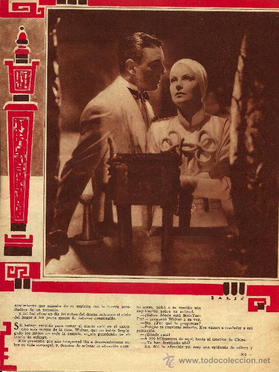 Coleccionismo de revistas y peri&oacute;dicos: *  CINE * El velo pintado / textos de J.B. Valero y Luis Pirandello- 1935
