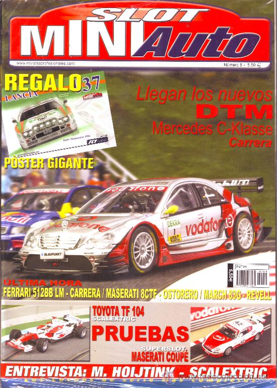 Coleccionismo de revistas y peri&oacute;dicos: SLOT MINIAUTO N&ordm; 8: FERRARI 512BB. MASERATI 8CTF. OSTORERO. MARCH 83G- REVELL. MASERATI COUP&Eacute;