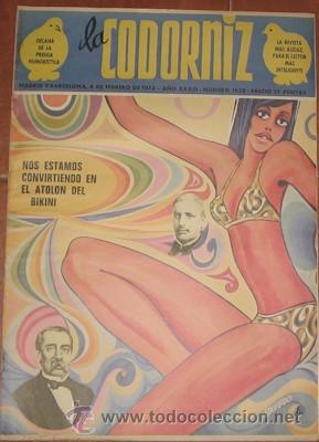 Coleccionismo de Revistas y Peri&oacute;dicos: LA CODORNIZ N&ordm; 1628, DE 1973
