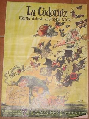 Coleccionismo de Revistas y Peri&oacute;dicos: LA CODORNIZ N&ordm; 1424, DE 1969, EXTRA DEDICADO AL HUMOR NEGRO