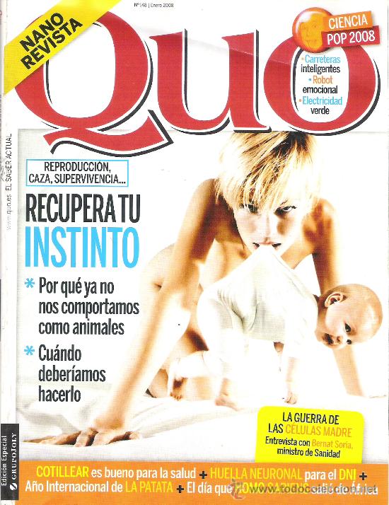 Coleccionismo de revistas y peri&oacute;dicos: 1 EJEMPLAR NANO REVISTA - QUO - N&ordm; 148 - ENERO 2008