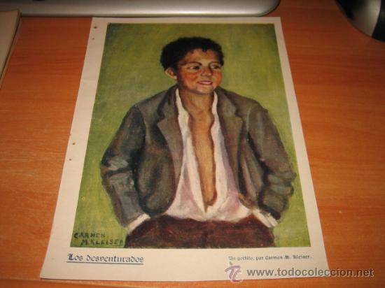 Collection Magazines and Newspapers: LOS DESVENTURADOS  UN GOLFILLO POR CARMEN M.KLEISER  HOJA DE REVISTA 1934