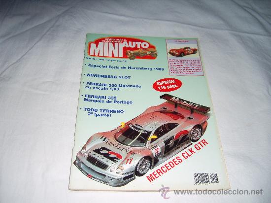 Coleccionismo de revistas y peri&oacute;dicos: MINIAUTO N&ordm; 23: NUREMBERG SLOT. FERRARI 550 MARANELLO. FERRARI 335 MARQUES DE PORTAGO. TODO TERRENO
