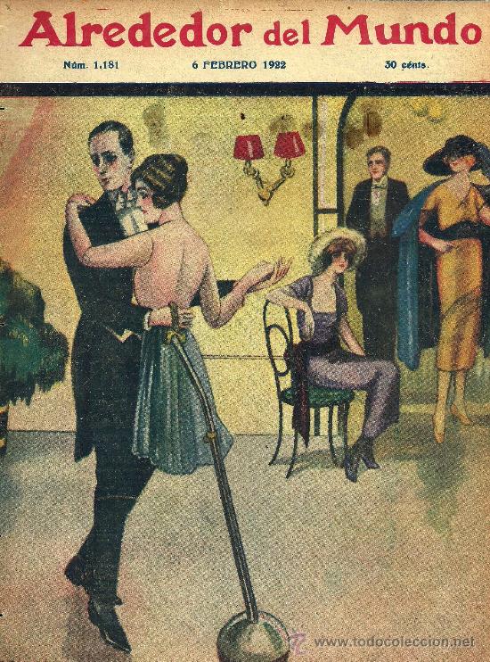 Collection Magazines and Newspapers: Ilustraci&oacute;n de cubierta ( Baile con modelo o mu&ntilde;eca )(&iquest; ilustraci&oacute;n de Izquierdo ? )- 1922