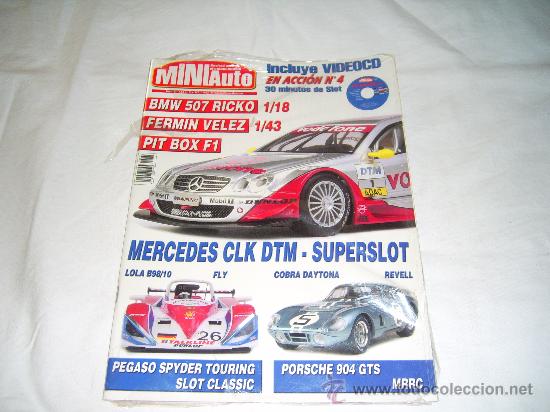 Coleccionismo de Revistas y Peri&oacute;dicos: MINIAUTO N&ordm; 82: BMW 507 RICKO. PIT BOX F1. MERCEDES CLK DTM. PEGASO SPYDER TOURING. PORSCHE 904 GTS