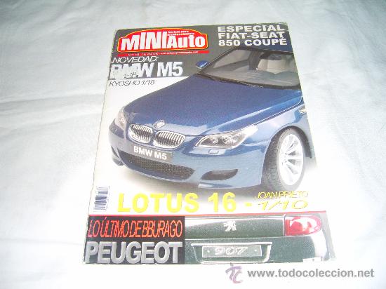 Coleccionismo de Revistas y Peri&oacute;dicos: MINIAUTO N&ordm; 109: ESPECIAL FIAT-SEAT. BMW M5. LOTUS 16- 1/10. LO ULTIMO DE BBURAGO PEUGEOT.