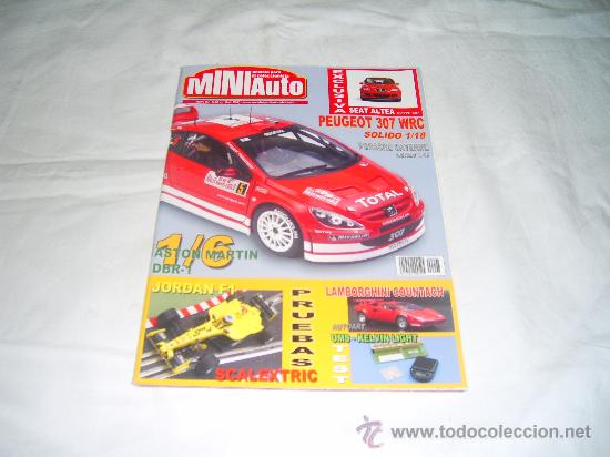 Coleccionismo de Revistas y Peri&oacute;dicos: MINIAUTO N&ordm; 97: PEUGEOT 307 WRC. SEAT ALTEA. ASTON MARTIN. JORDAN F1. LAMBORGHINI COUNTACH