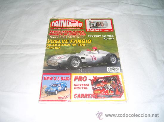 Coleccionismo de Revistas y Peri&oacute;dicos: MINIAUTO N&ordm; 96: HOGGAR. MERCEDES W 196. PEUGEOT 307 WRC. BMW X-5 RAID. PREMIO DEL MODELISMO INTERNA
