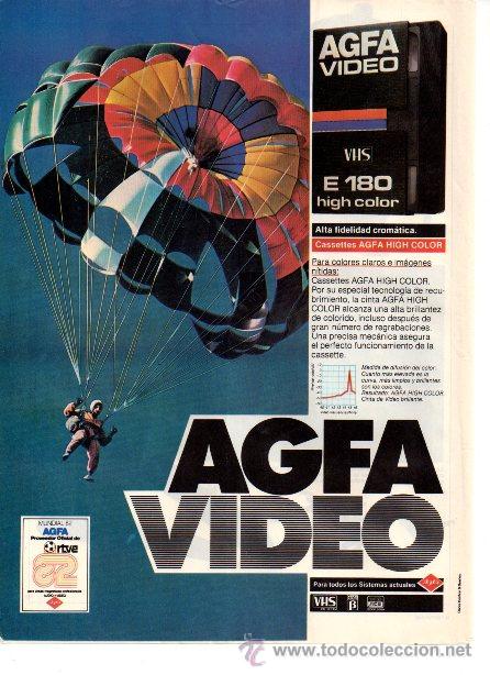 Coleccionismo de revistas y peri&oacute;dicos: PUBLICIDAD ANTIGUA. MUNDIAL 82. AGFA VIDEO. 1982.