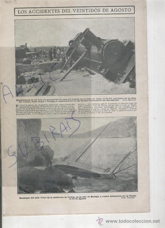 Collection Magazines and Newspapers: REVISTA A&Ntilde;O 1909 GUERRA EN MARRUECOS MELILLA RIFF TOVAR FERROCARRIL PLASENCIA ESCALA TEIA TEYA TREN