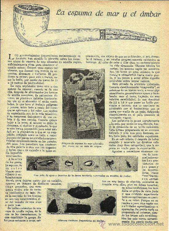 Coleccionismo de Revistas y Peri&oacute;dicos: La espuma de mar y el &aacute;mbar - 1923