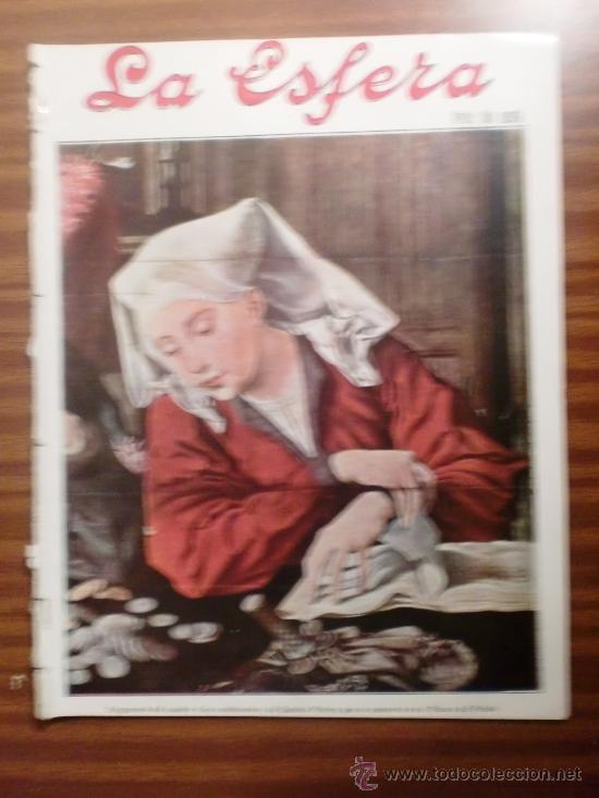 Sammeln von Zeitschriften und Zeitungen: REVISTA. LA ESFERA. A&Ntilde;O XIV. N&ordm; 709. 6 AGOSTO 1927. CON ILUSTRACIONES Y PUBLICIDAD DE LA EPOCA.