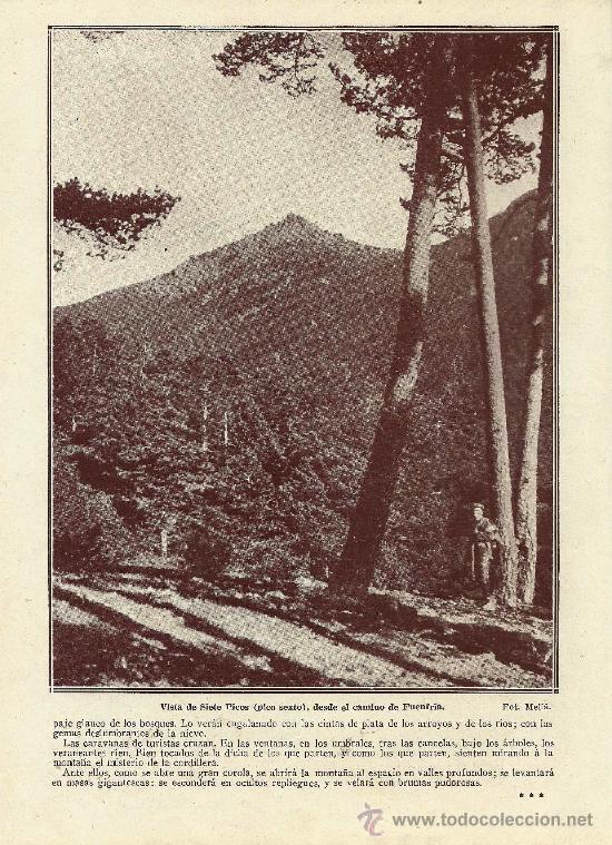 Collezionismo di Riviste e Giornali: * GUADARRAMA * CERCEDILLA * En la sierra- 1913