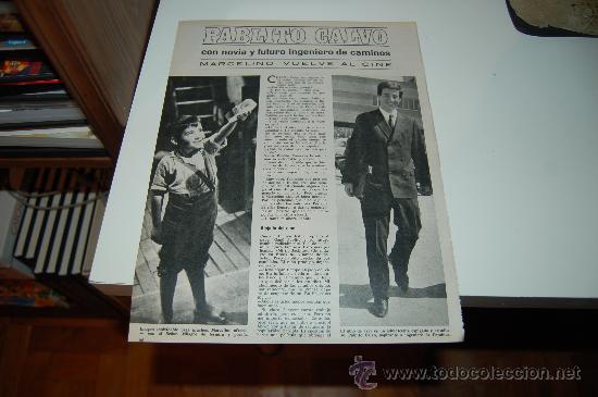 Collection Magazines and Newspapers: PABLITO CALVO: Entrevista ilustrada de 1967