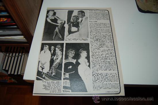 Collection Magazines and Newspapers: MARTINE CAROL: Reportaje gr&aacute;fico con motivo de su muerte. 1967