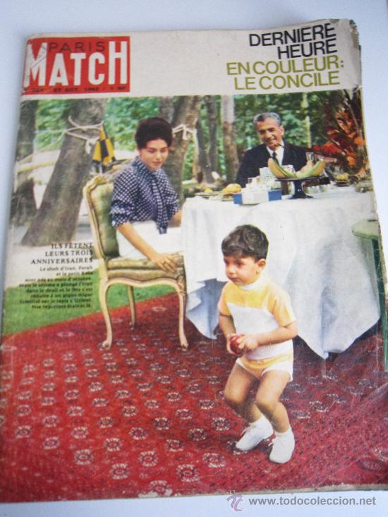 Collezionismo di Riviste e Giornali: PAR&Iacute;S Y MATCH. A&Ntilde;O 1962. EN FRANC&Eacute;S.