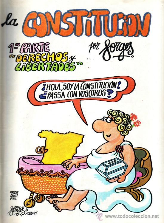 Coleccionismo de Revistas y PeriÃ³dicos: La ConstituciÃ³n, por Forges: 1Âª parte: Derechos y libertades - Foto 1 - 28366537
