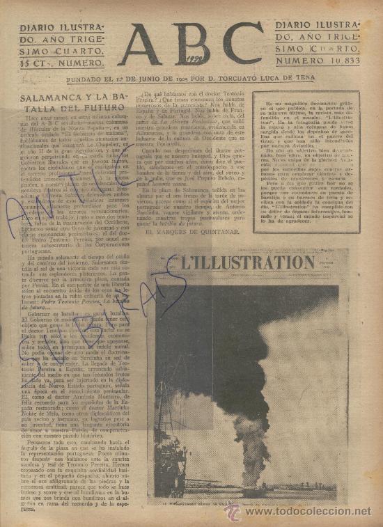 Coleccionismo de Revistas y Peri&oacute;dicos: ABC.A&Ntilde;O 1938.GUERRA CIVIL.BOMBARDEO DEL PUERTO DE GRAO.AFRAMBRA. FOTOS DE PRISIONEROS REPUBLICANOS.