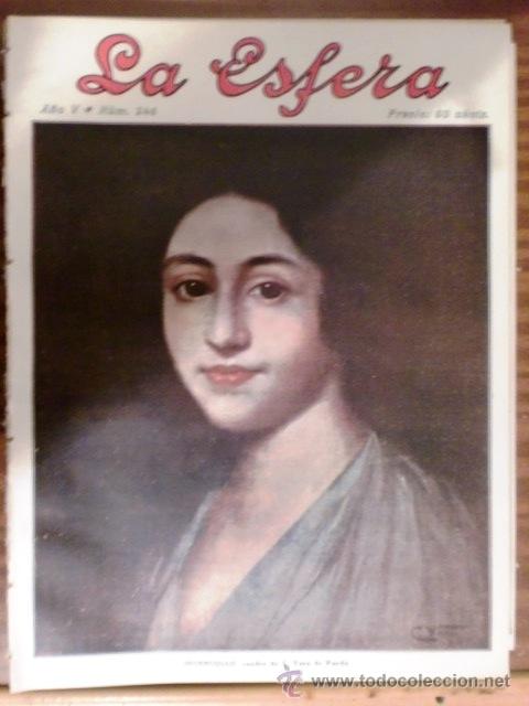 Colecionismo de Revistas e Jornais: REVISTA. LA ESFERA. A&Ntilde;O V. N&ordm; 246. 14 SEPTIEMBRE 1918. CON ILUSTRACIONES Y PUBLICIDAD DE LA EPOCA.