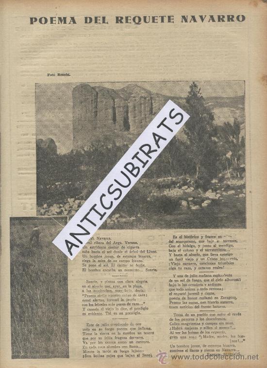 Coleccionismo de revistas y peri&oacute;dicos: ABC. A&Ntilde;O 1938.GUERRA CIVIL.POEMA DEL REQUETE NAVARRO. ERNESTO BURGOS. COFRADIAS SEVILLANAS.COFRADIA.