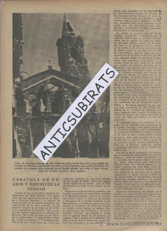Coleccionismo de Revistas y Peri&oacute;dicos: ABC.A&Ntilde;O 1938.GUERRA CIVIL.BELCHITE.SUANCES.ALFARO.ARELIZA.WISKEY. TIP TOP. JOSE DE SOTO.JEREZ.