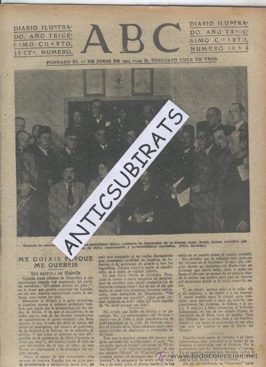 Coleccionismo de Revistas y Peri&oacute;dicos: ABC.A&Ntilde;O 1938. GUERRA CIVIL. CURSOS AGRICOLAS EN LA CORU&Ntilde;A.GALICIA.PERIODISTAS ALEMANES ARIOS.SEVILLA
