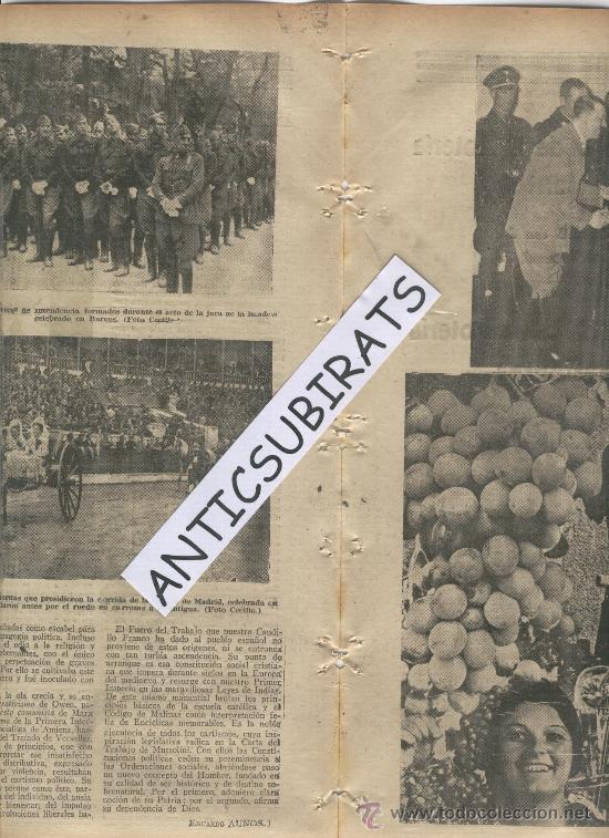 Coleccionismo de revistas y peri&oacute;dicos: ABC.A&Ntilde;O 1938.GUERRA CIVIL.FOTO DE HITLER.FOTOS DE ALFEREZ DE BURGOS.CORRIDA DE TOROS.  EN BURGOS.