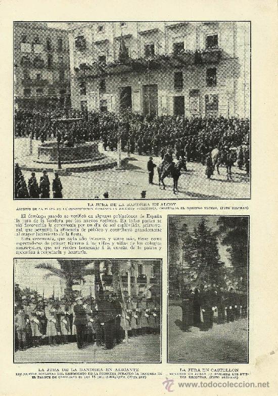 Collection Magazines and Newspapers: * MILITARIA * Jura de bandera en Alcoy, Alicante y Castell&oacute;n - 1914