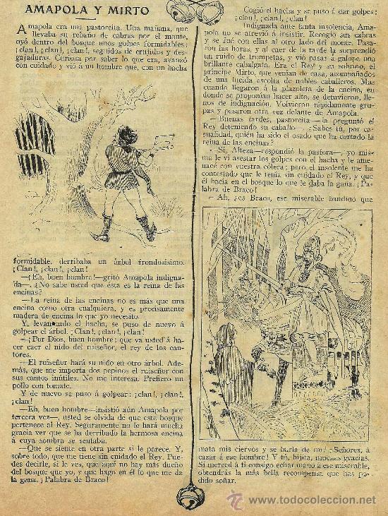 Collection Magazines and Newspapers: Amapola y mirto / cuento por Jerome Doucet - 1914