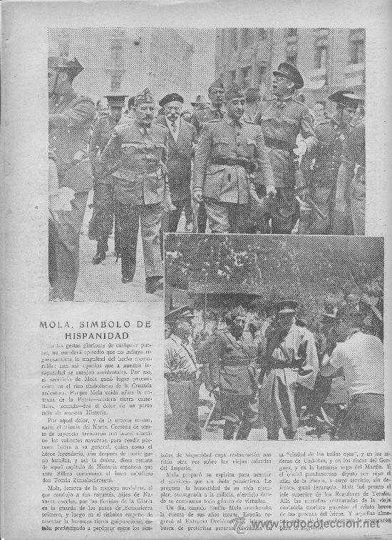 Coleccionismo de revistas y peri&oacute;dicos: ABC.03-06-1938.GUERRA CIVIL.MONOGRAFICO SOBRE EL GENERAL MOLA. DEPURATIVO RICHELET.