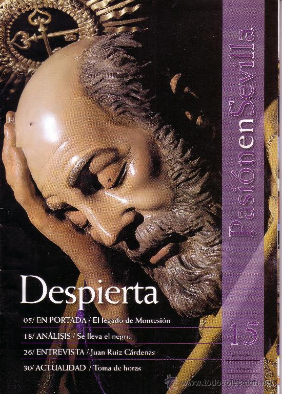 Coleccionismo de Revistas y Peri&oacute;dicos: PASION EN SEVILLA - REVISTA CON INFORMACION DE LA SEMANA SANTA N&ordm; 15