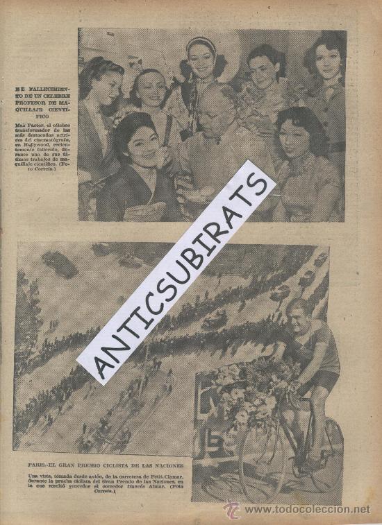 Coleccionismo de Revistas y Peri&oacute;dicos: ABC.25-09-1938.GUERRA CIVIL.SANTA&Ntilde;O. MUERTE DEL GRAN MAQUILLADOR MAX FACTOR..CINE.MAQUILLAJE.HOLLYWO