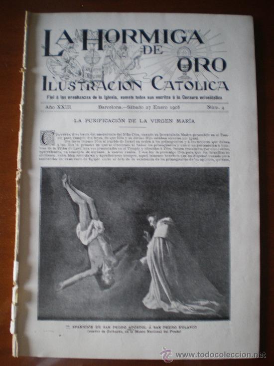 Coleccionismo de revistas y peri&oacute;dicos: LA HORMIGA DE ORO N&ordm; 4 (27/01/06) ZURBARAN HIPOLITO LEFEBRE MONSO PEPA&Ntilde;O