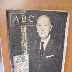 Coleccionismo de Revistas y Periódicos: PERIODICO A B C,24 DE OCTUBRE 1975, RECAIDA DEL JEFE DEL ESTADO