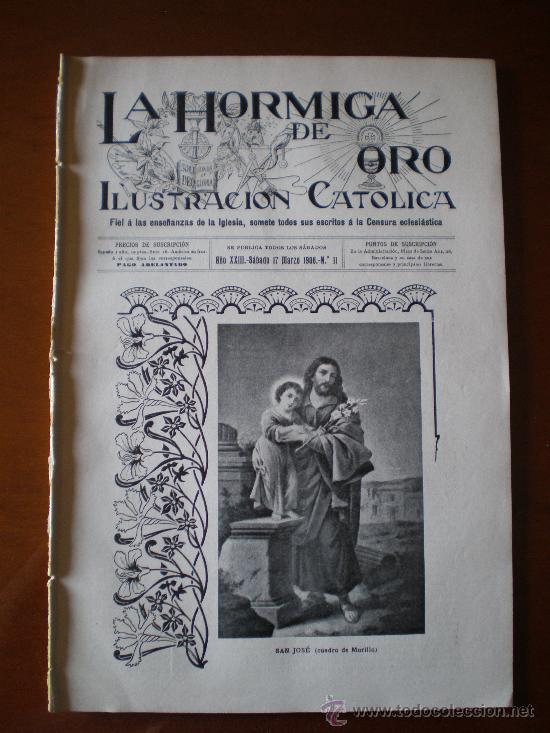 Coleccionismo de revistas y peri&oacute;dicos: LA HORMIGA DE ORO N&ordm; 11 (17/03/06) PAMPLONA REUS MANICOMIO MONTSENY MURILLO MARRUECOS FEZ FIGIG