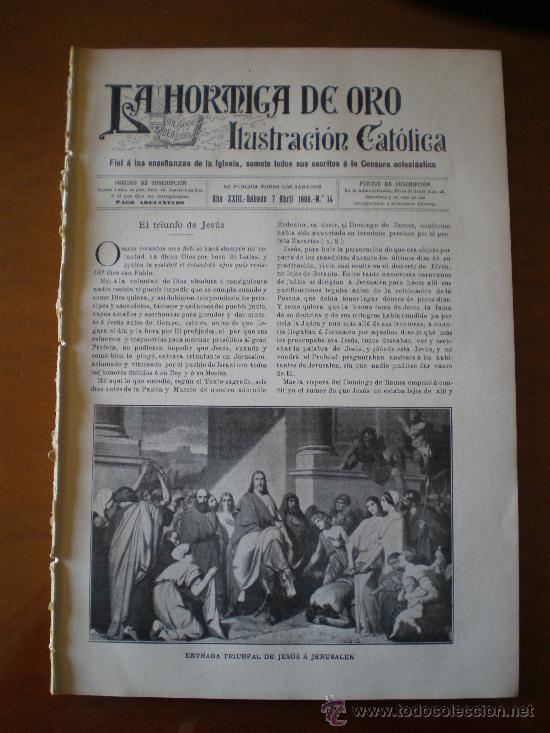 Coleccionismo de revistas y peri&oacute;dicos: LA HORMIGA DE ORO N&ordm; 14 (07/04/06) SEMANA SANTA