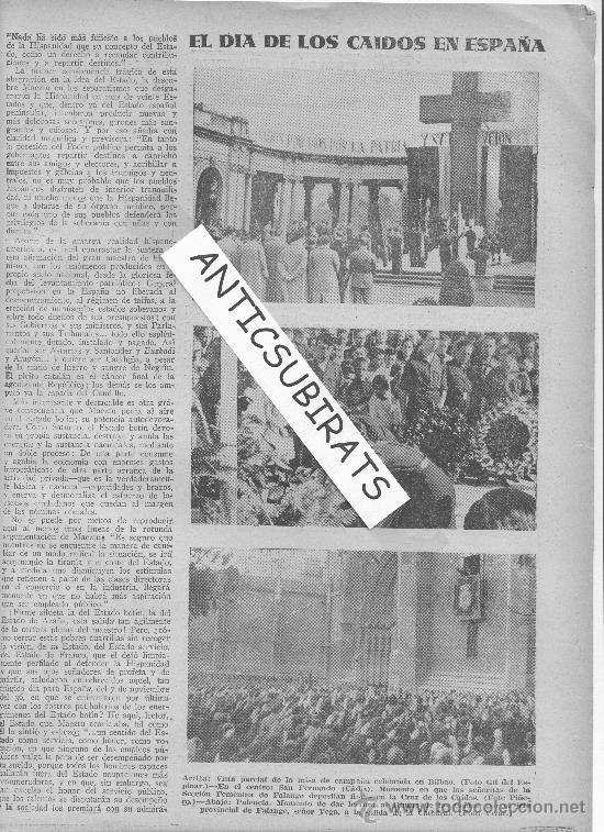 Coleccionismo de Revistas y Peri&oacute;dicos: ABC.02-11-1938.GUERRA CIVIL.EL DIA DE LOS CAIDOS. BILBAO. SAN FERNANDO. PALENCIA.