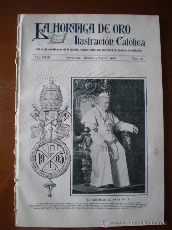 Coleccionismo de revistas y peri&oacute;dicos: LA HORMIGA DE ORO N&ordm; 31 (04/08/06) ELORRIO VIZCAYA MADRID