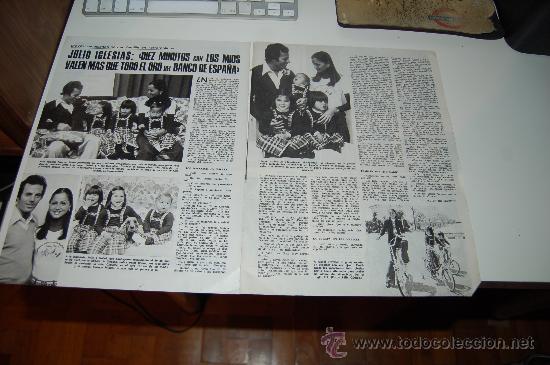 Coleccionismo de Revistas y Peri&oacute;dicos: JULIO IGLESIAS ( e ISABEL PREYSLER ): Entrevista y reportaje de los a&ntilde;os 70