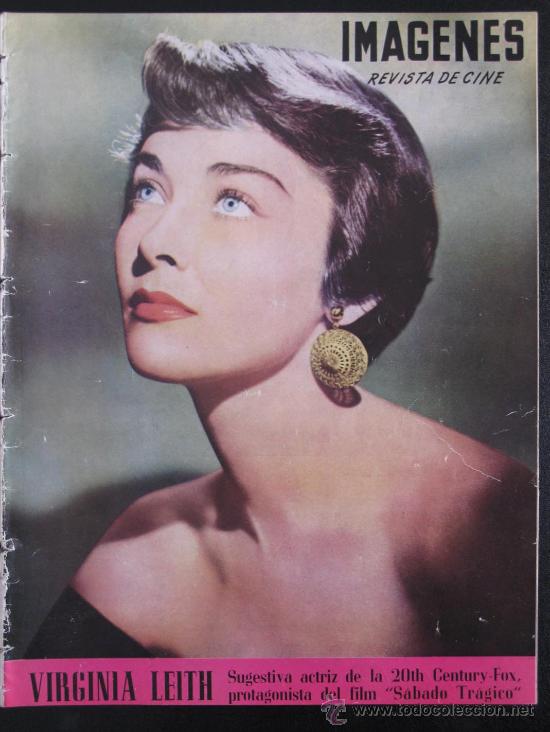 Collezionismo di Riviste e Giornali: VIRGINIA LEITH REVISTA DE CINE IMAGENES 1956
