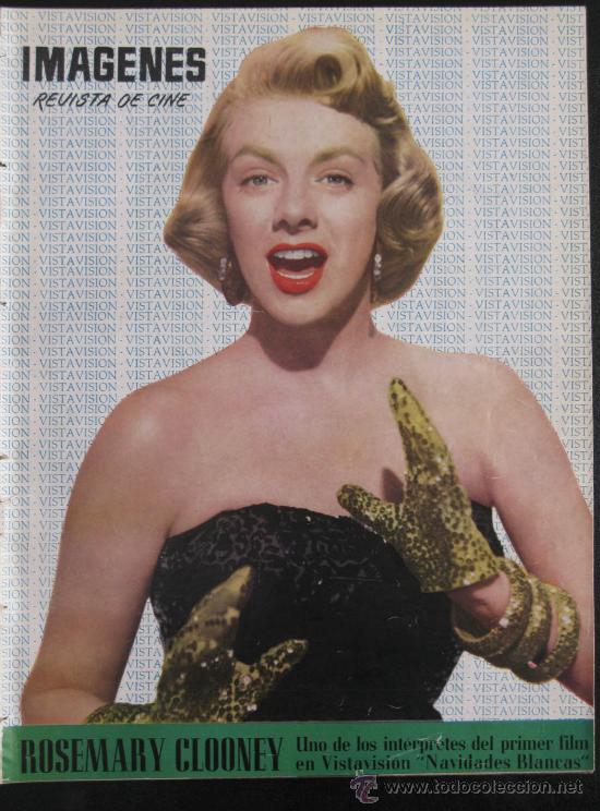 Coleccionismo de Revistas y Peri&oacute;dicos: ROSEMARY CLOONEY REVISTA DE CINE IMAGENES 1956