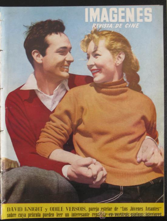 Collezionismo di Riviste e Giornali: DAVID KNIGHT ODILE  VERSOIS REVISTA DE CINE IMAGENES 1956 LIZ TAYLOR