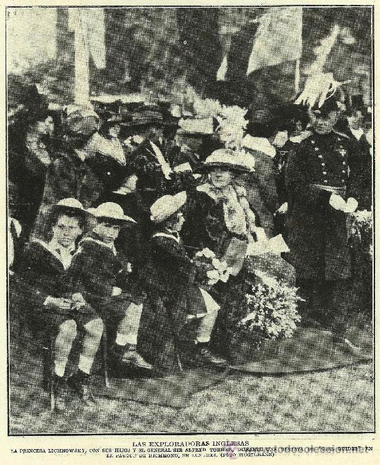 Colecionismo de Revistas e Jornais: * ESCUTISMO * SCOUT * Las exploradoras inglesas - 1914