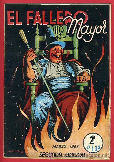 Sammeln von Zeitschriften und Zeitungen: REVISTA FALLERA , EL FALLERO MAYOR 1948 ,TEMA FALLAS VALENCIA , ORIGINAL , F601
