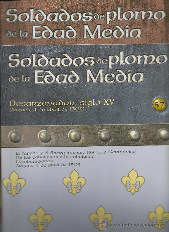 Coleccionismo de Revistas y Peri&oacute;dicos: FASCICULOS N&ordm; 57/58  DE SOLDADOS DE PLOMO DE LA EDAD MEDIA