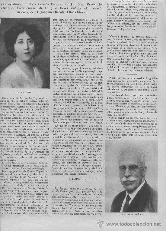 Sammeln von Zeitschriften und Zeitungen: REVISTA 1933 FERNANDO TARAZONA CONCHA ESPINA JUAN PEREZ ZU&Ntilde;IGA ANGEL GRANDE MARIA VALLE